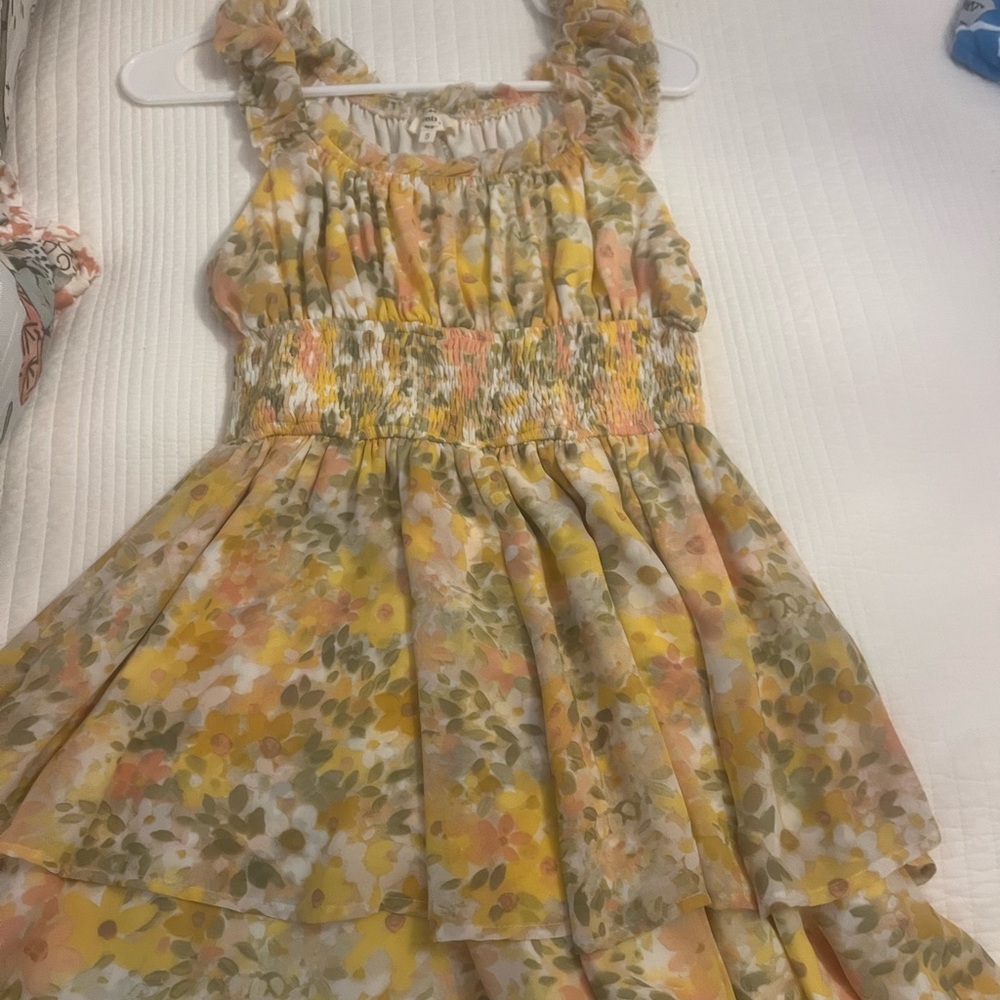 Floral Yellow Romper